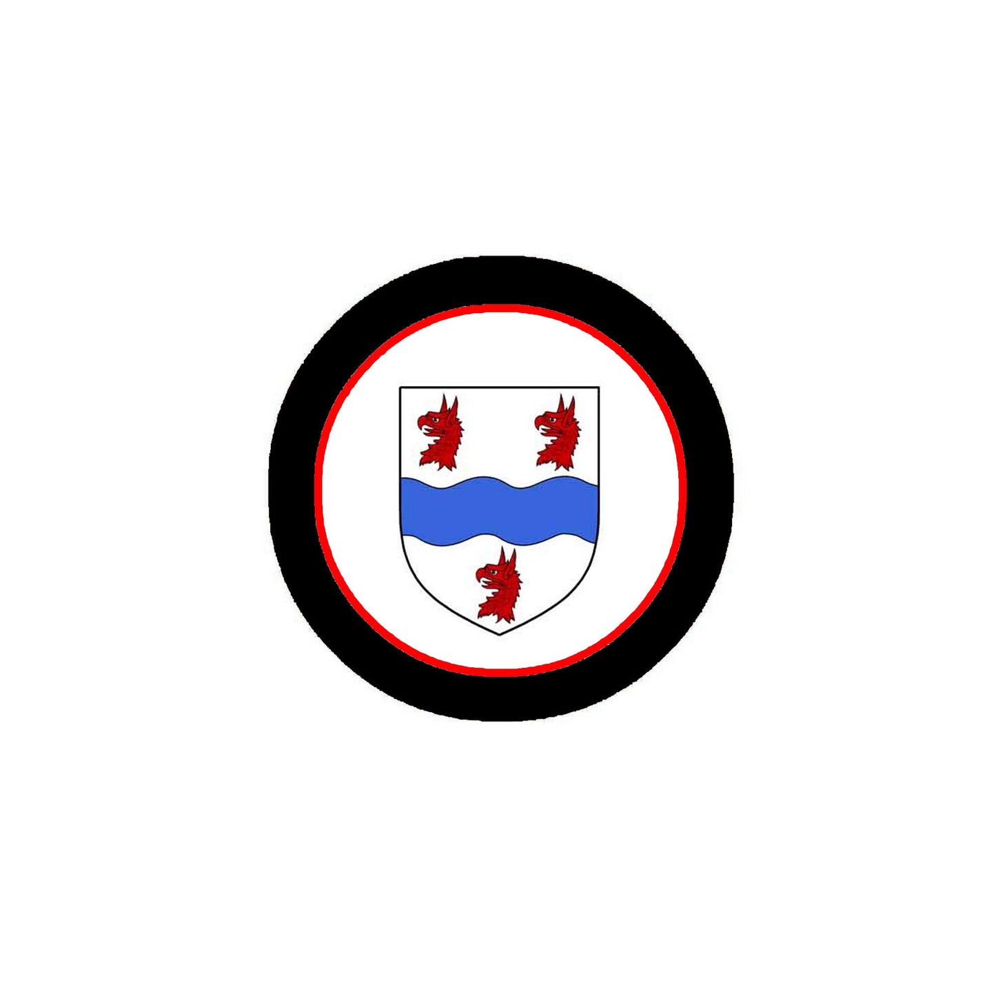 Miller 3-inch Coat of Arms Fridge Round Magnet Default Title