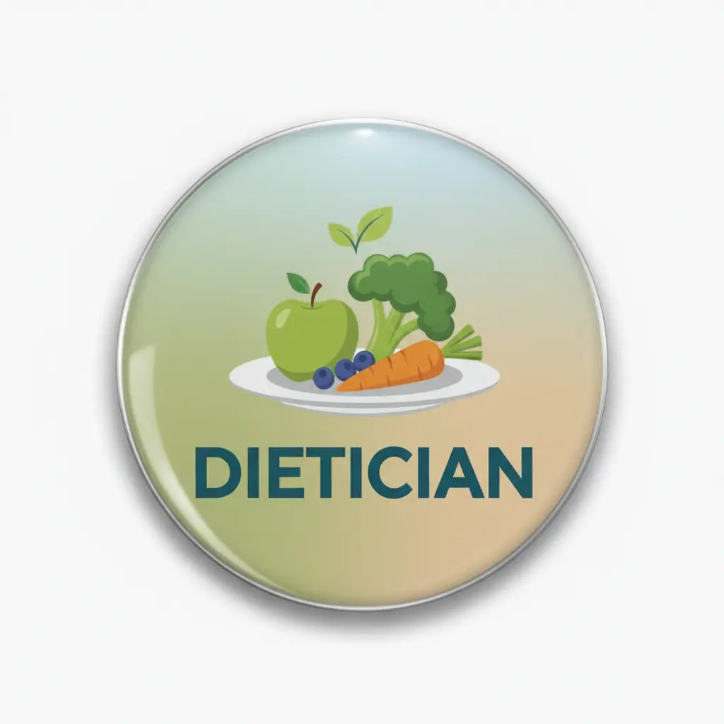 Dietician Pinback 2.25-inch