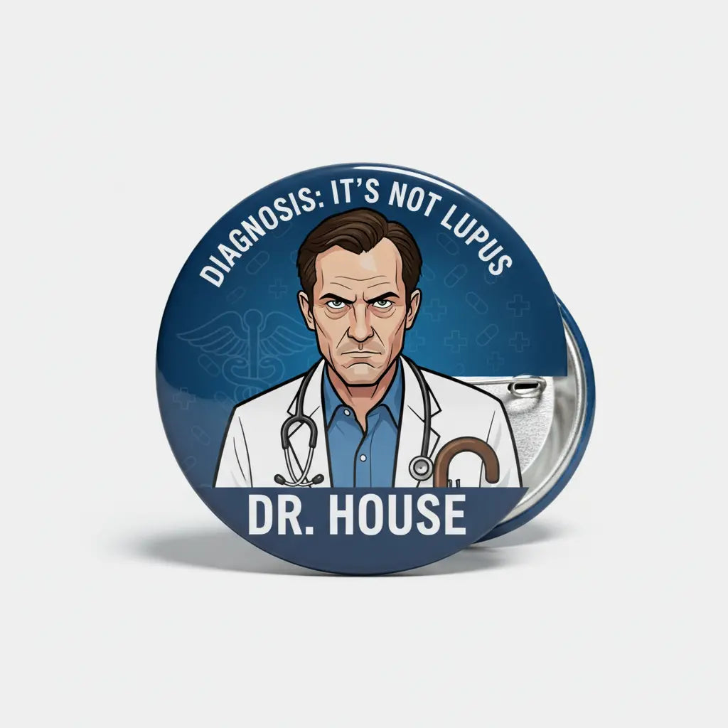 Doctor House Pinback 2.25-inch