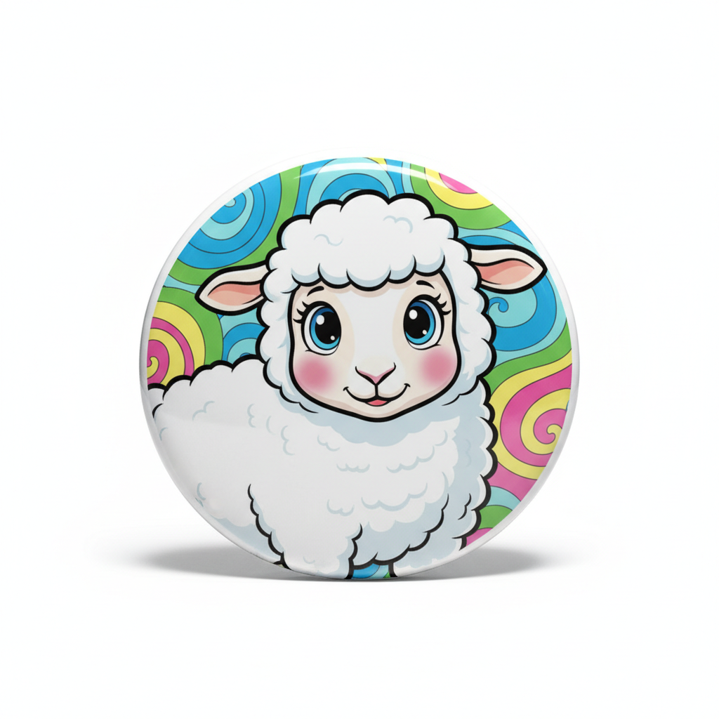 Dolly the Sheep Pinback 2.25-inch