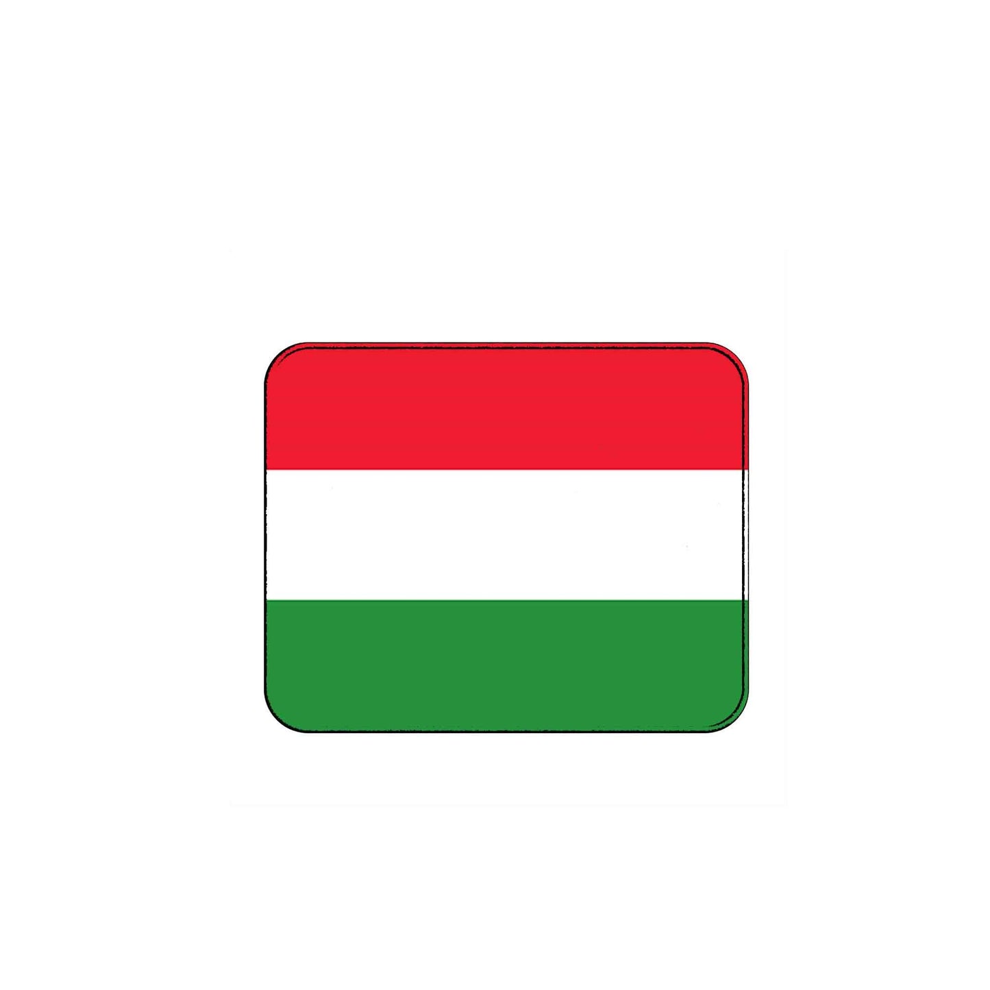 Hungary Country Flag Mousepad for Computers Default Title