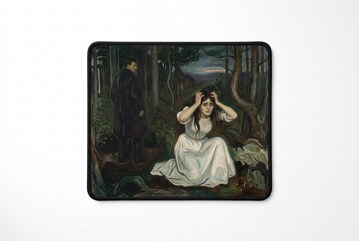 Edvard Munch Ashes Mousepad