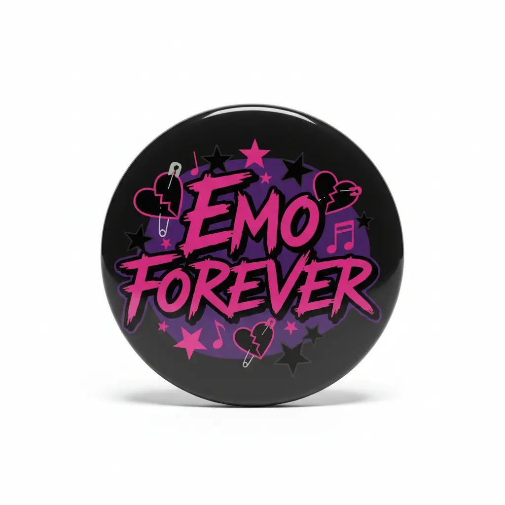 Emo Forever Pinback 2.25-inch