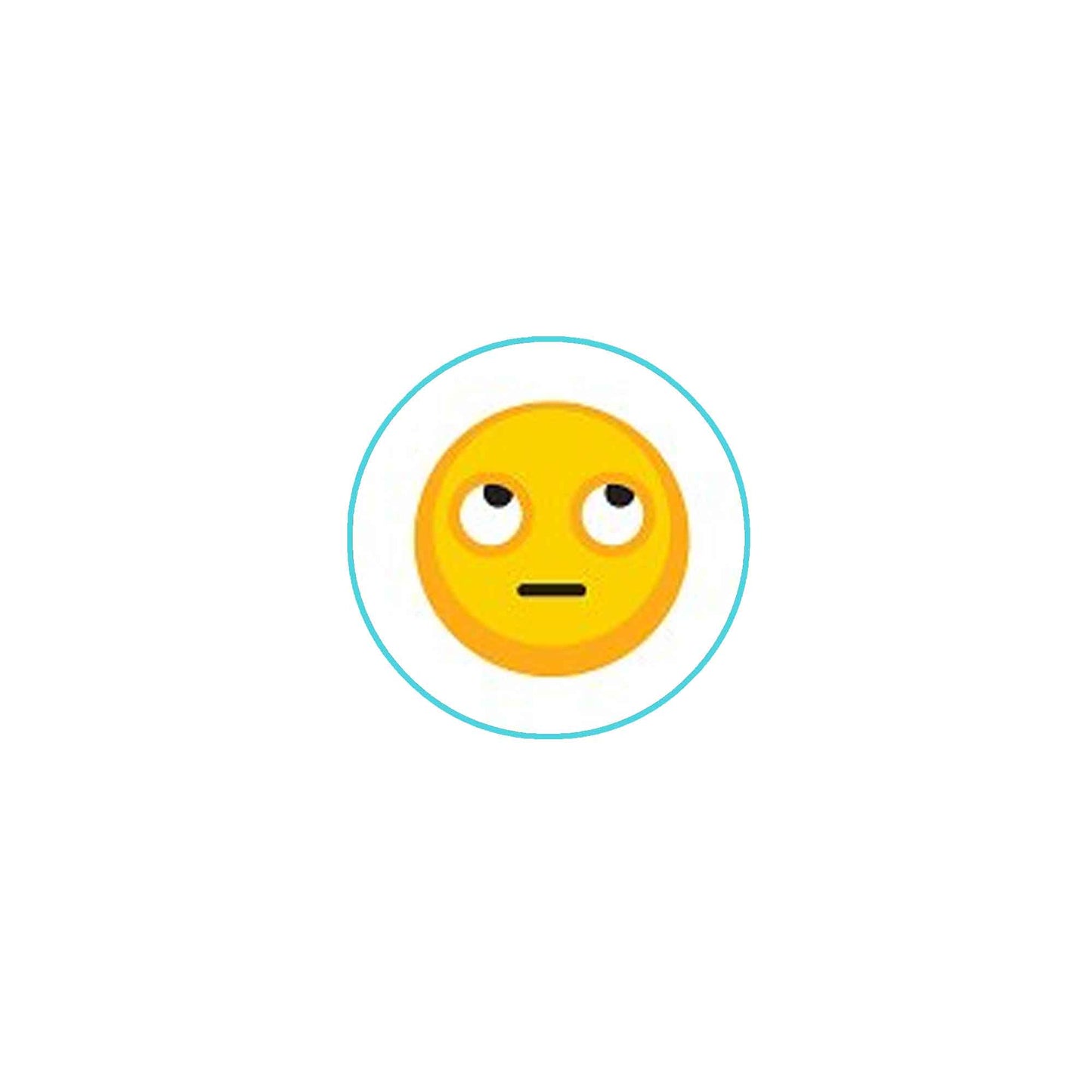 Pinback Emoji Pensée 1,25"
