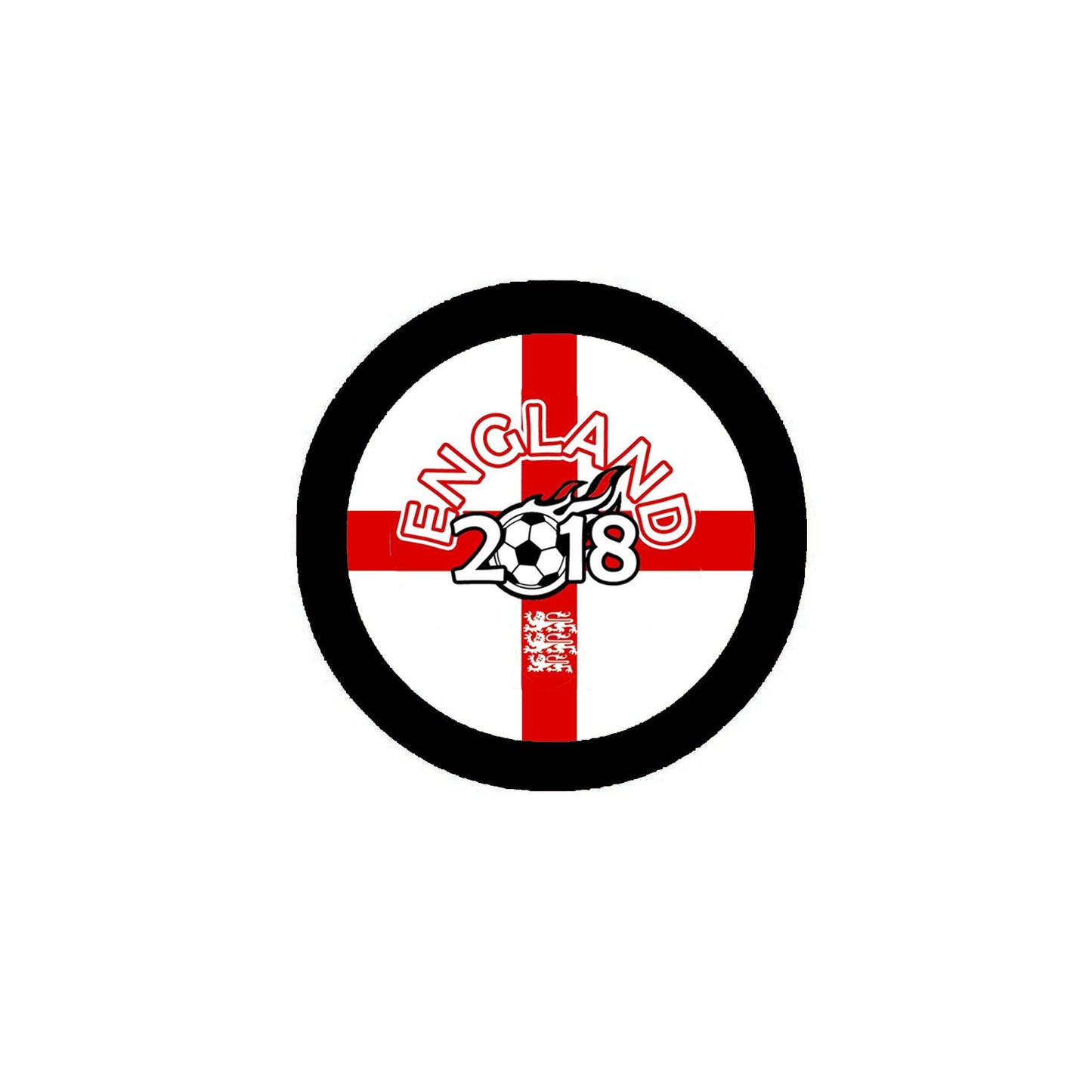 England Football Soccer Pinback 2.25" 2018
