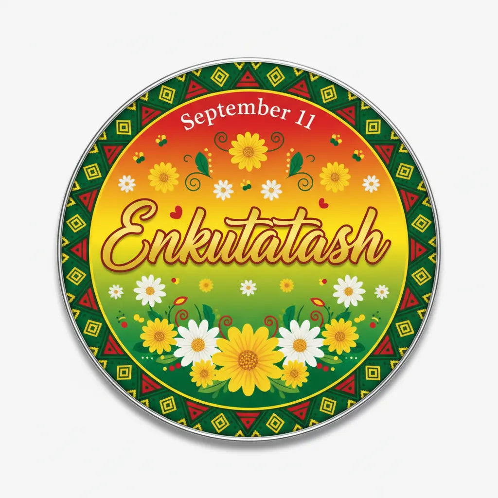 Enkutatash (September 11) Pinback 2.25-inch