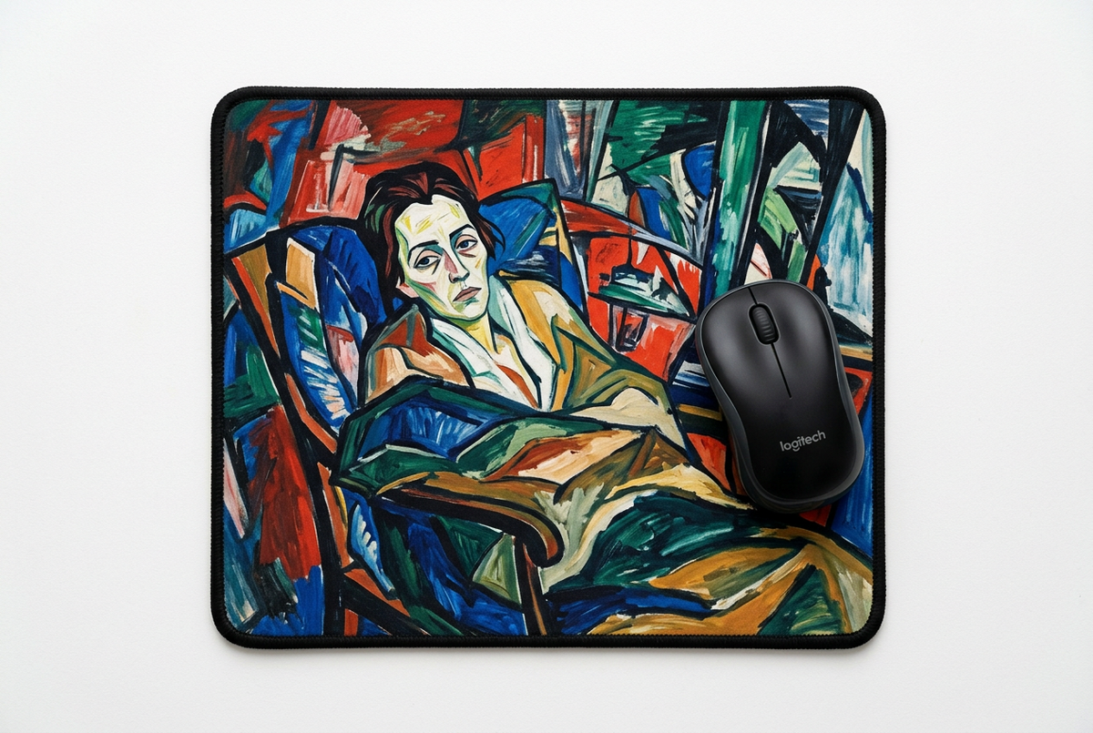 Erich Heckel Convalescing Woman Mousepad