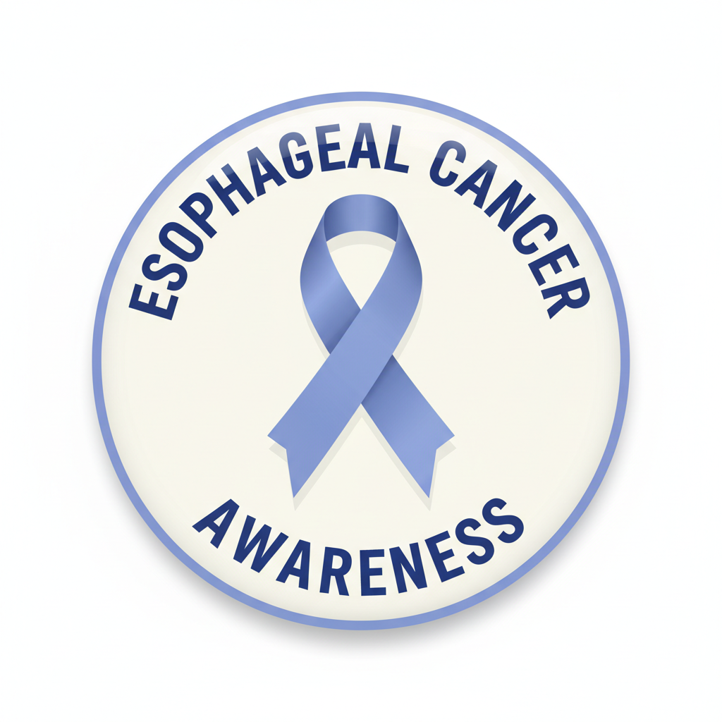 Esophageal Cancer Awareness Pinback 2.25-inch