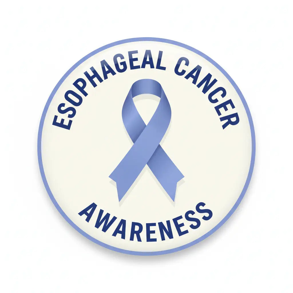 Esophageal Cancer Awareness Pinback 2.25-inch