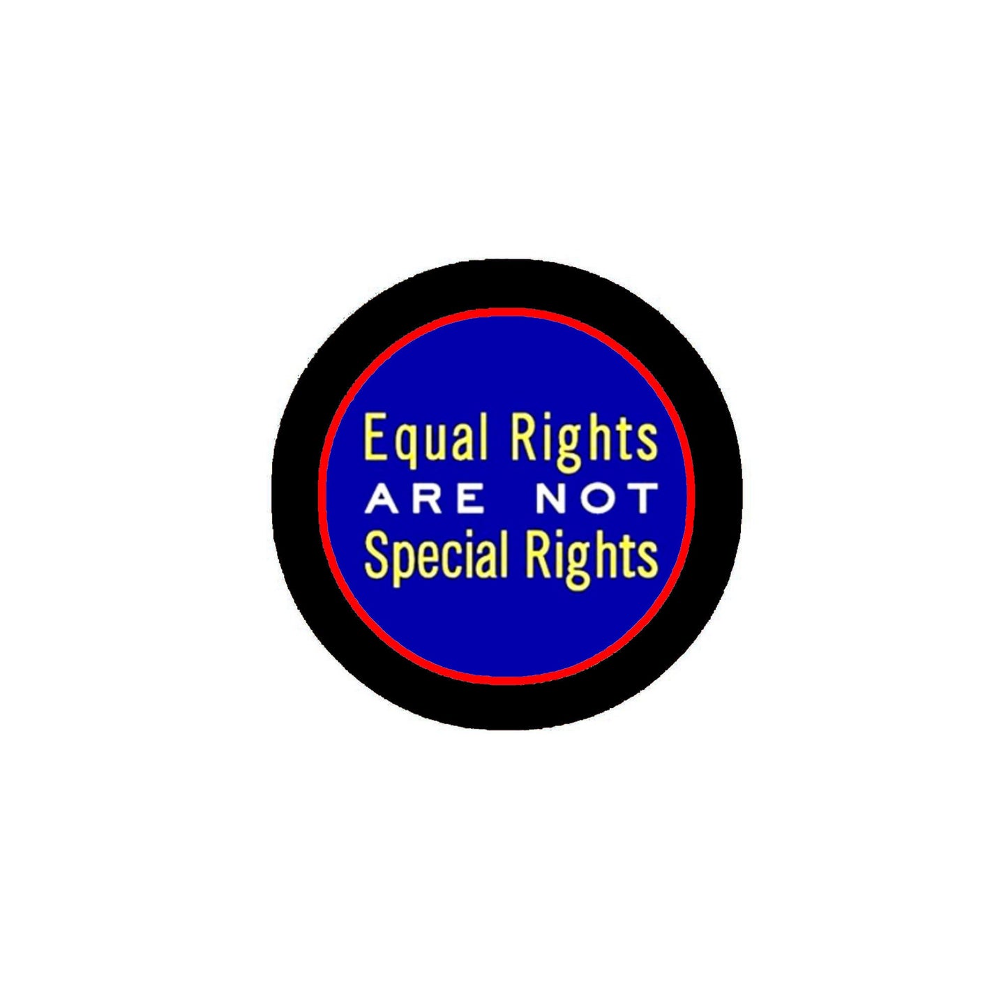 Equal Rights are 1t Special Rights Pinback 1.25"
