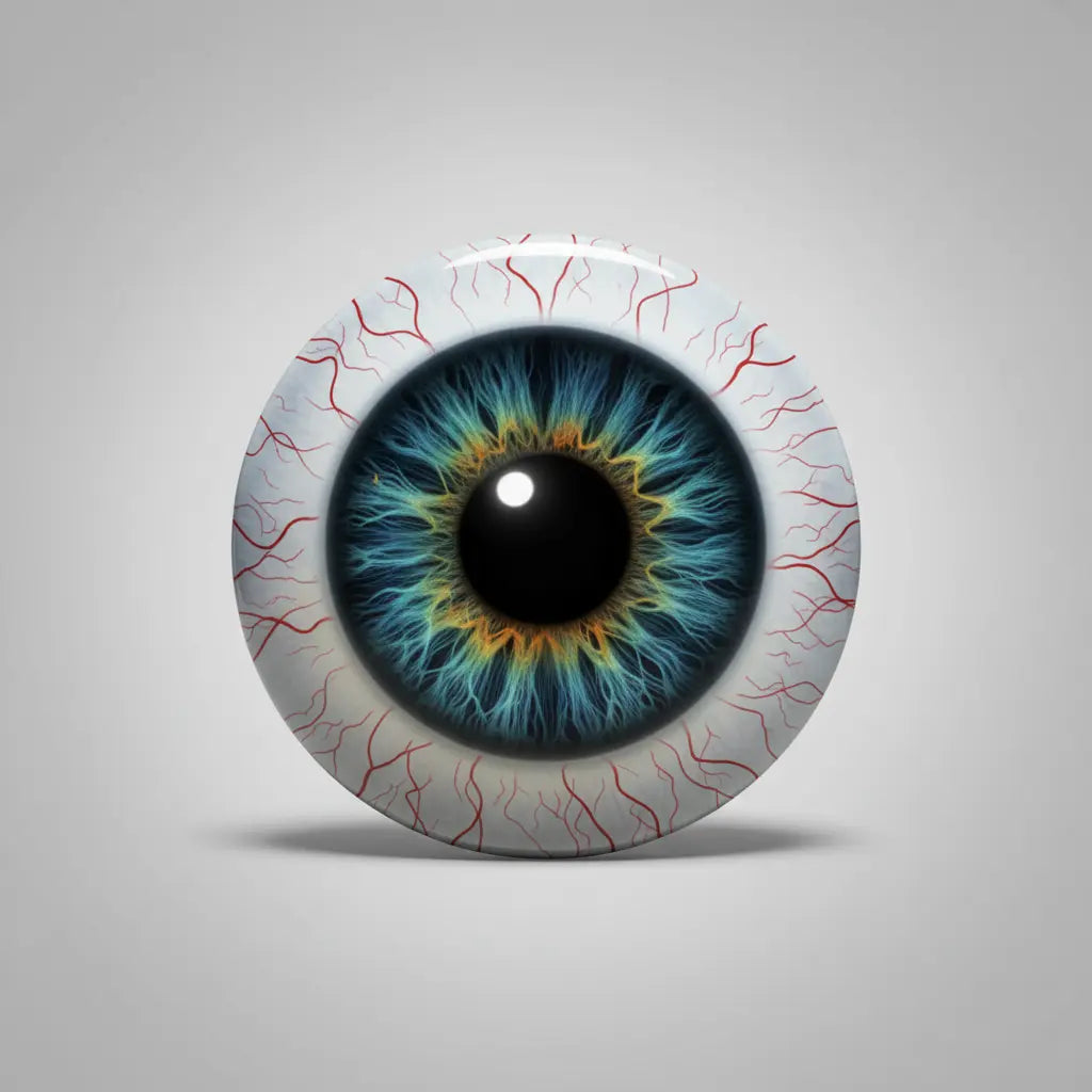 Eye Ball Button Pinback 2.25-inch