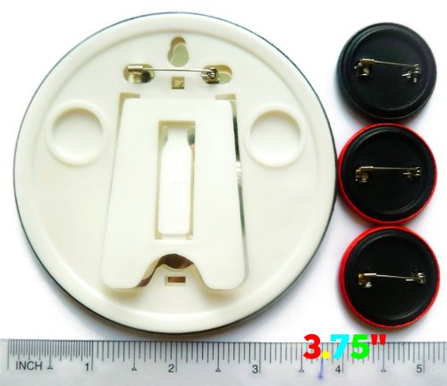 THE BEATLES Best (3) Awesome 3-in-1 Features Jumbo 3.75" Pin Stand Button Badge