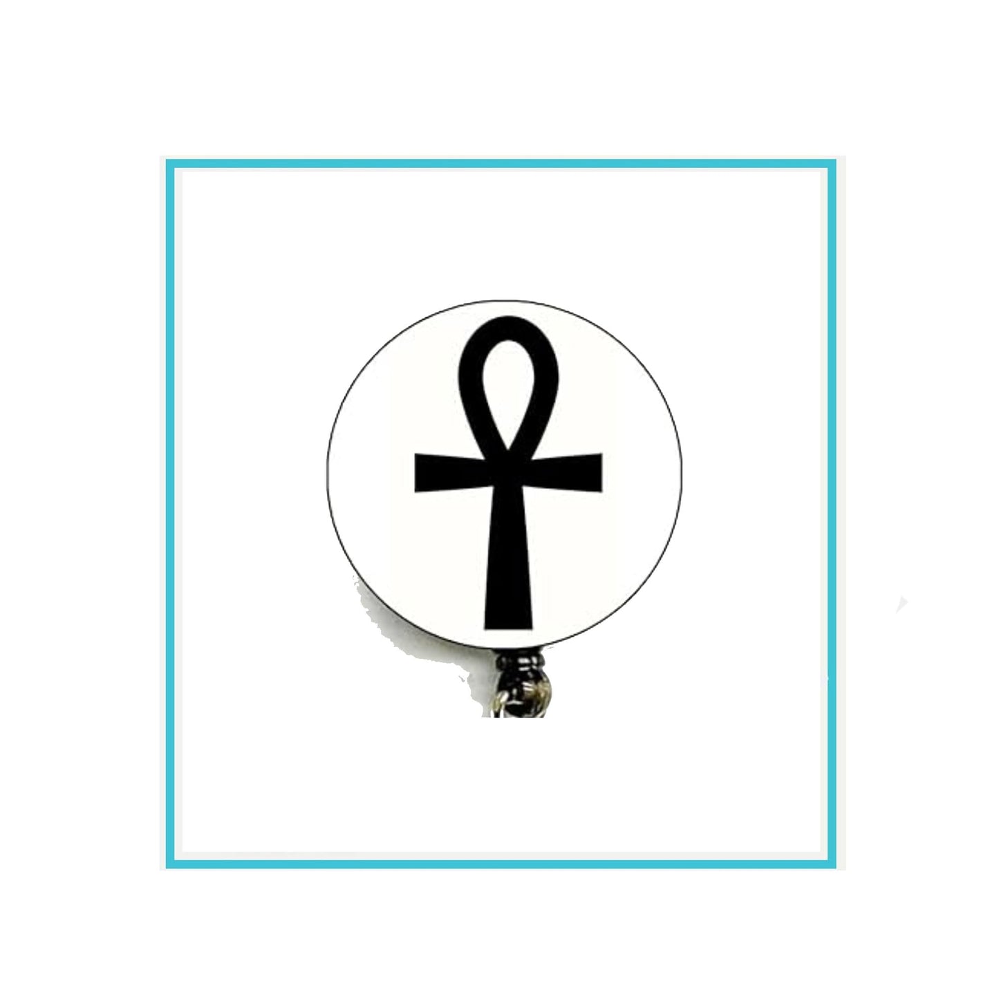 ANHK Cross Symbol Badge Reels Cute Felt Retractable Badge Reels Themed Badge Holders Gift for Nurses Doctors ID Badges Name Cards Lanyards Holidays 1.45"