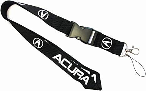 3 Pcs Set Car Automotive Beautiful Themed Lanyard - Hook & Phone String Black, Large Default Title