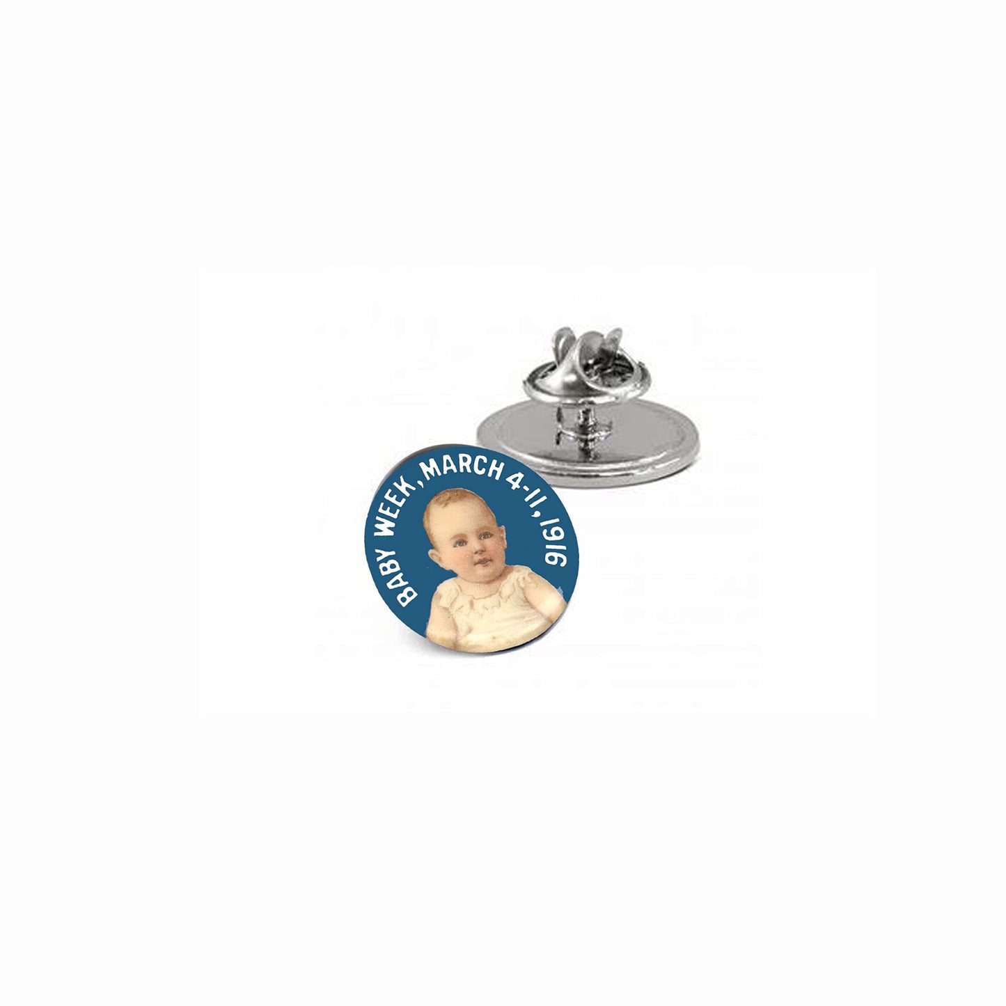 Baby Week March 4-11, 1916 Lapel Pin Pinback 7/8" for Jackets, Backpacks, etc.