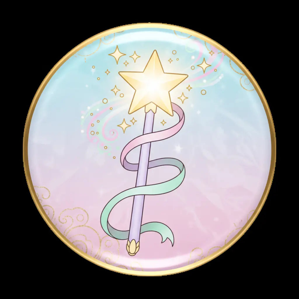 Fairy Star Wand Button Pinback 2.25-inch