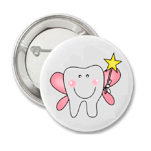 Fairy Tooth Pinback 1.25"