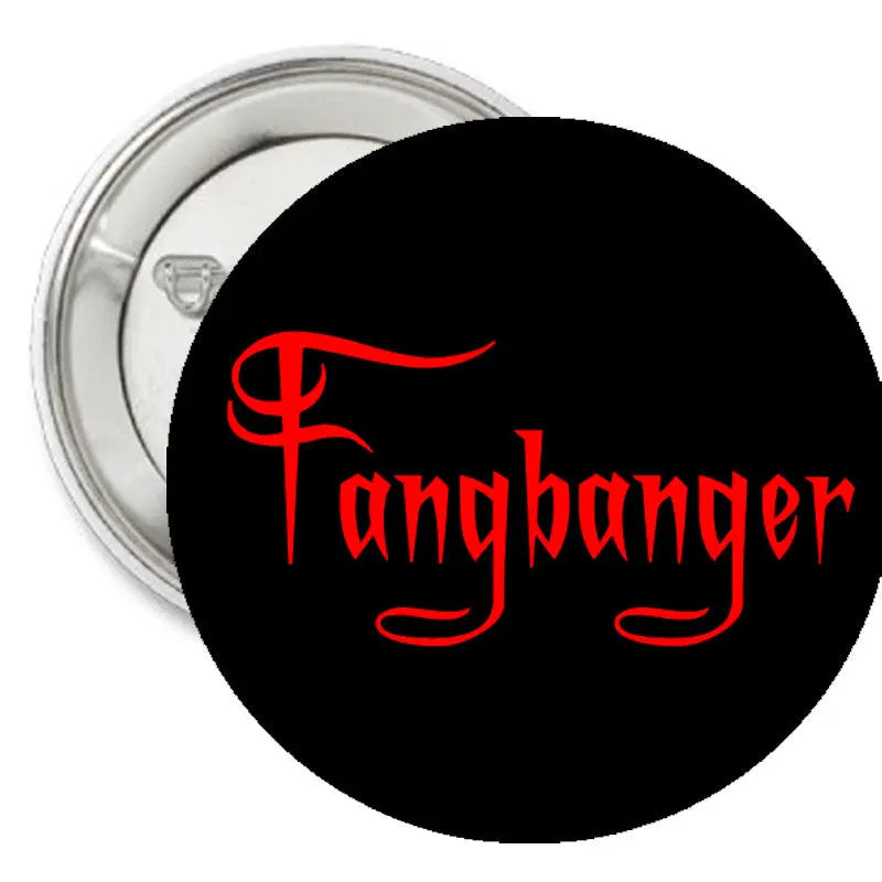 Fang Banger Vampire Hashtag 2 Pinback 1.25-inch