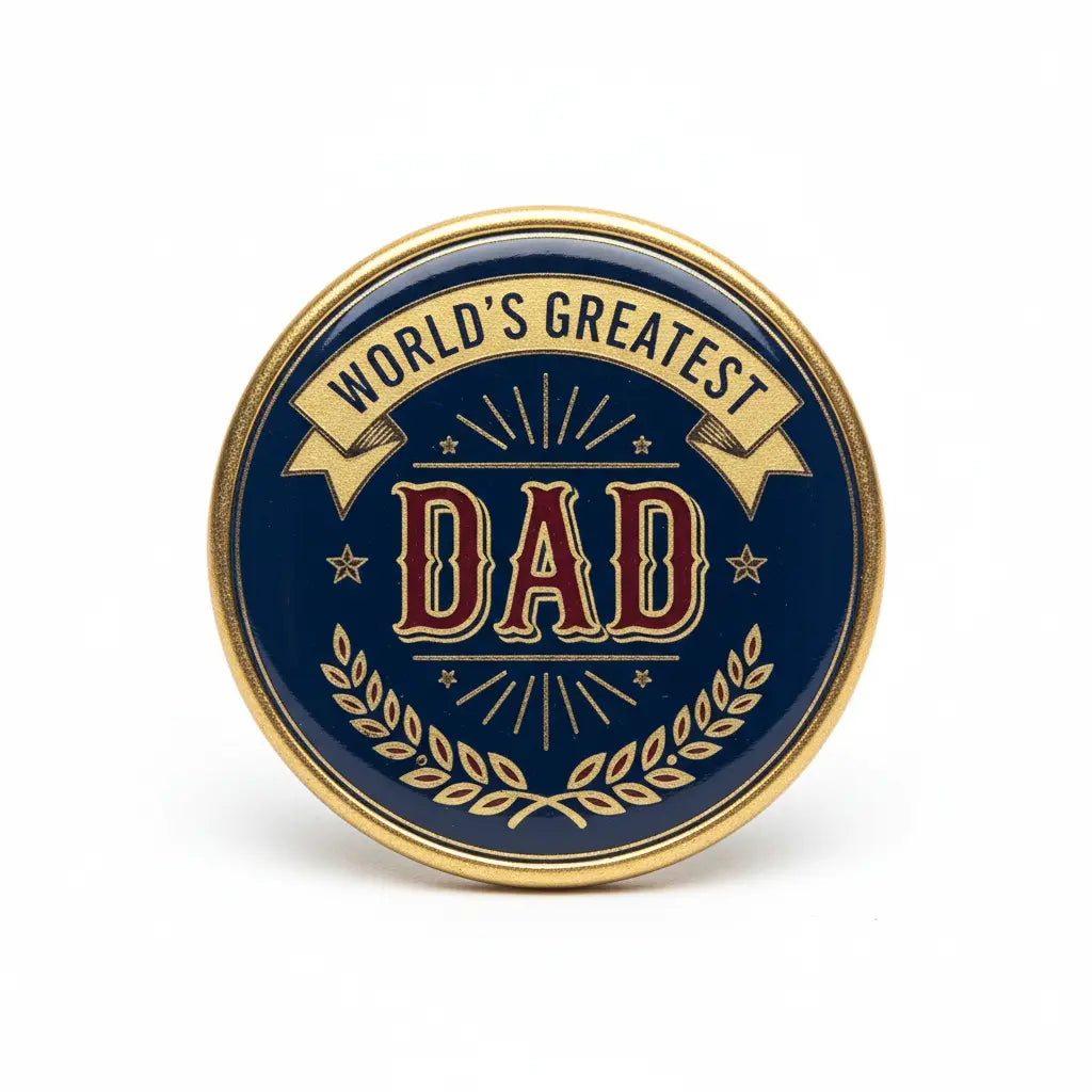Fathers Day (June 15) Pinback 2.25-inch