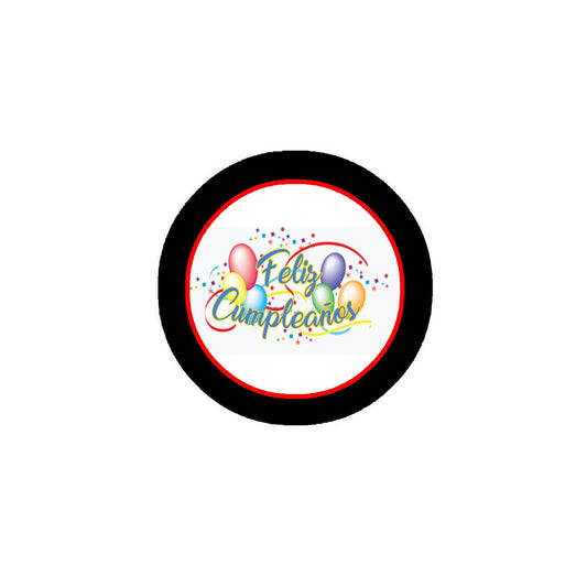 Birthday Happy Birthday Spanish language Pinback 2.25"