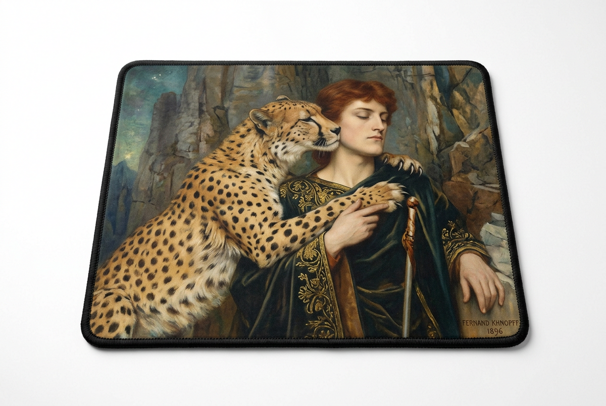 Fernand Khnopff Caress of the Sphinx Mousepad