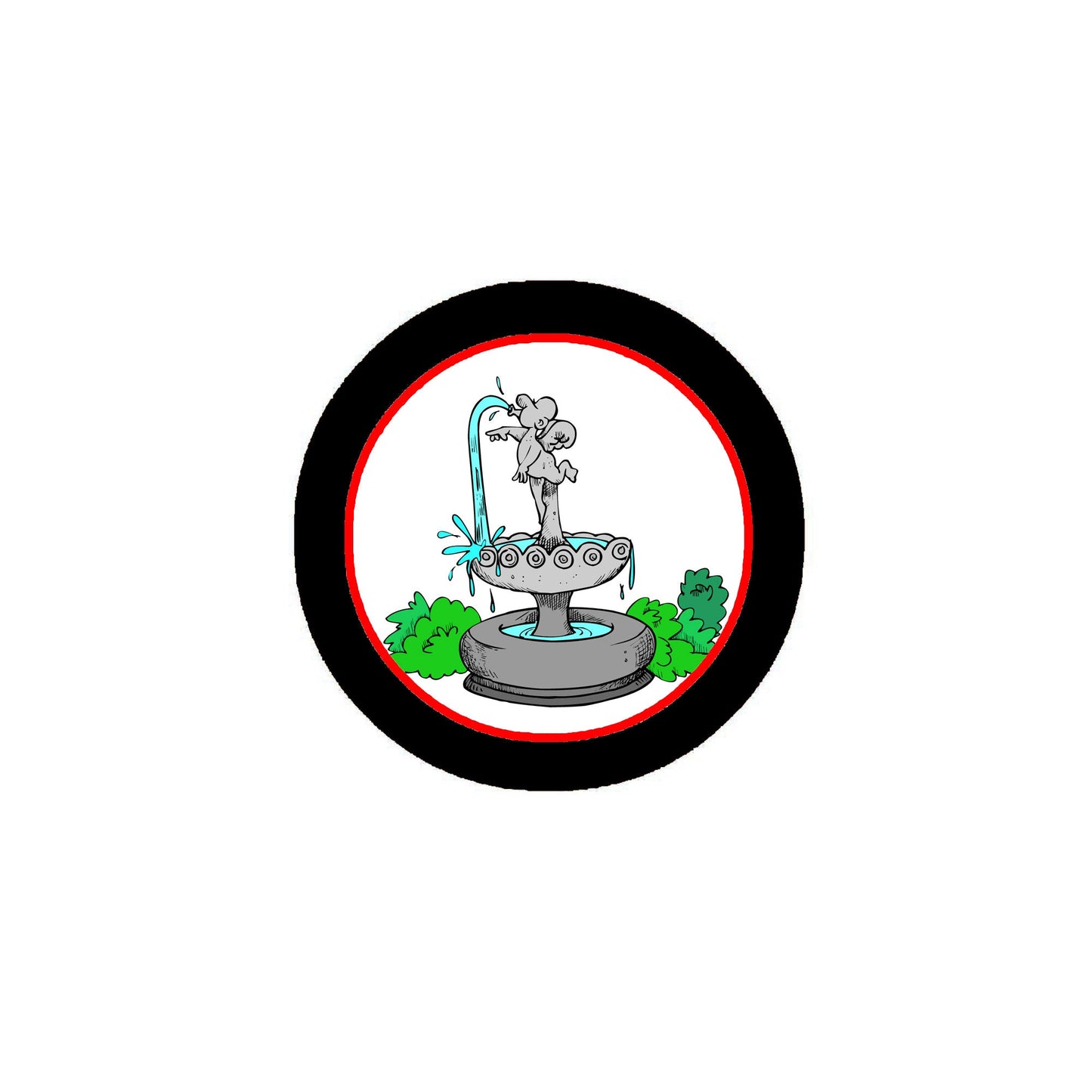 Fountain Pinback 2.25"