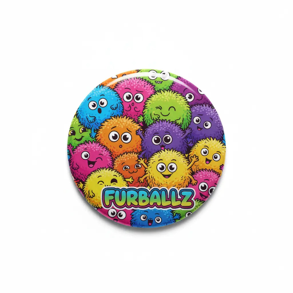 FURBALLZ Pinback 2.25-inch