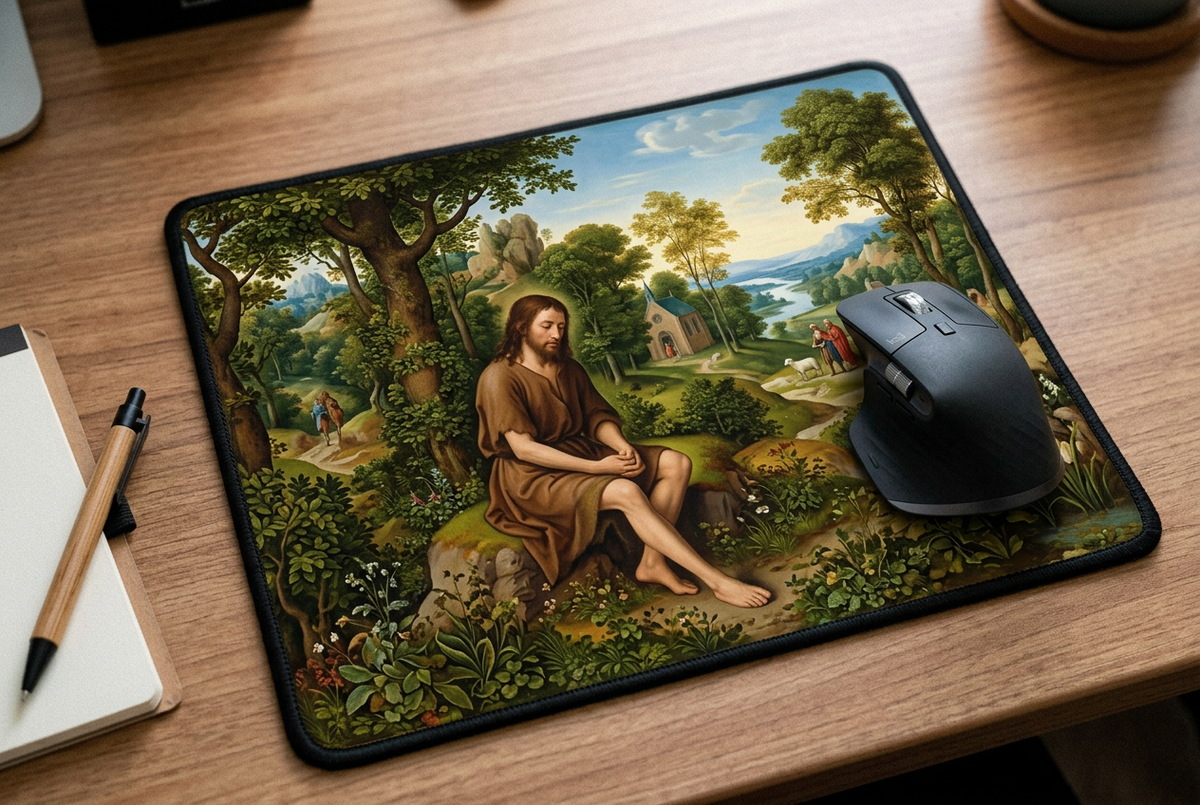 Geertgen tot Sint Jans John the Baptist in the Wilderness Mousepad