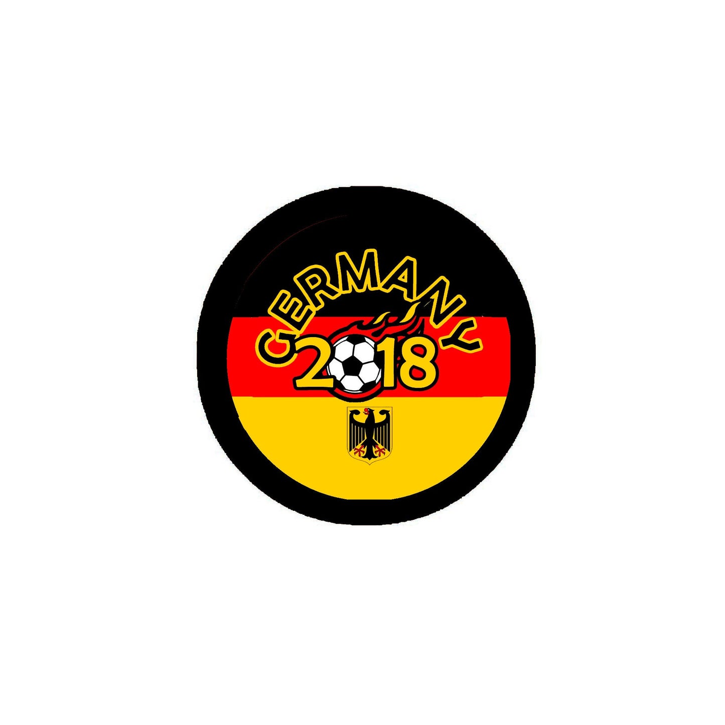 Germany Football Soccer Pinback 2.25" 2018
