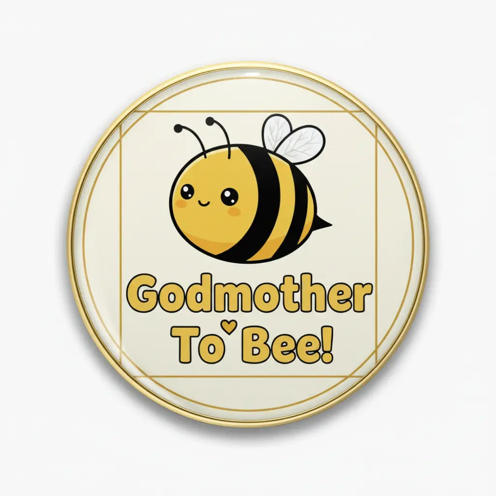Godmother To Bee! Pinback 2.25-inch