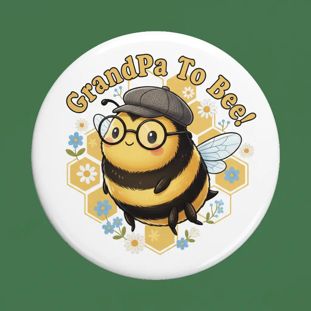 GrandPa To Bee! Pinback 2.25-inch