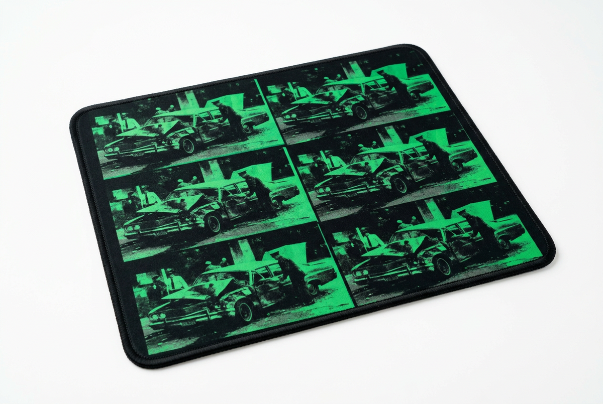 Green Car Crash Mousepad
