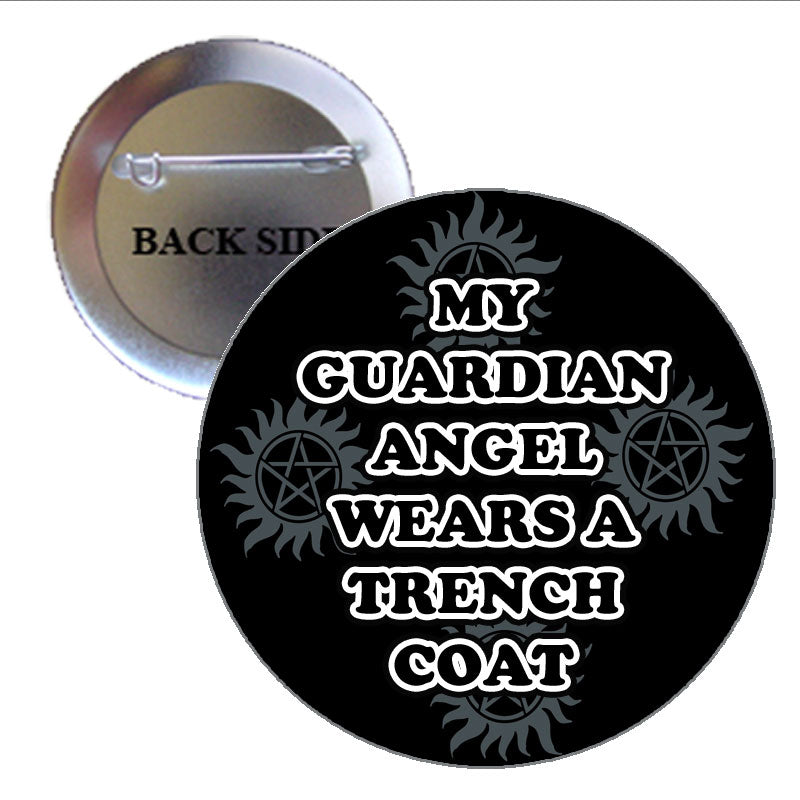 My Guardian Angel Pinback 2.25"