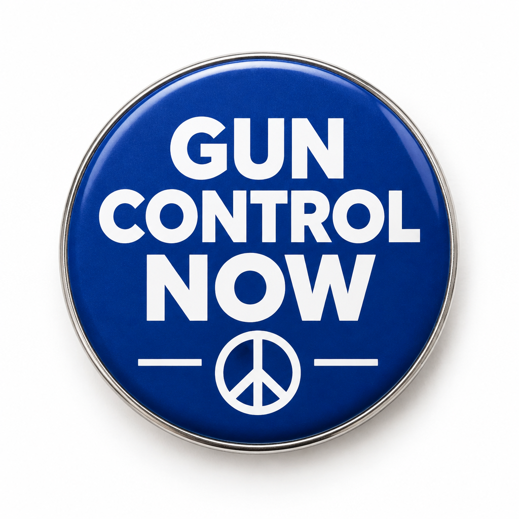 Gun Control Now Pin Button 2.25-inch