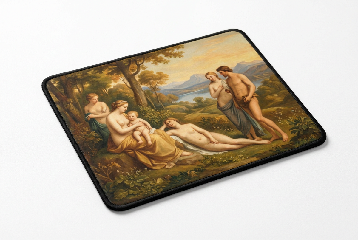 Hans von Marées Golden Age Mousepad