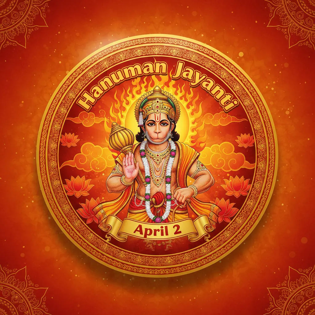 Hanuman Jayanti (April 2) Pinback 2.25-inch