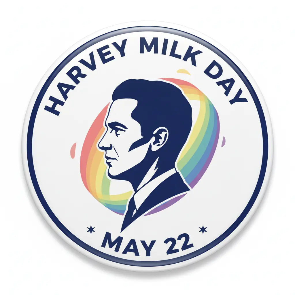 Harvey Milk Day (May 22) Pinback 2.25-inch