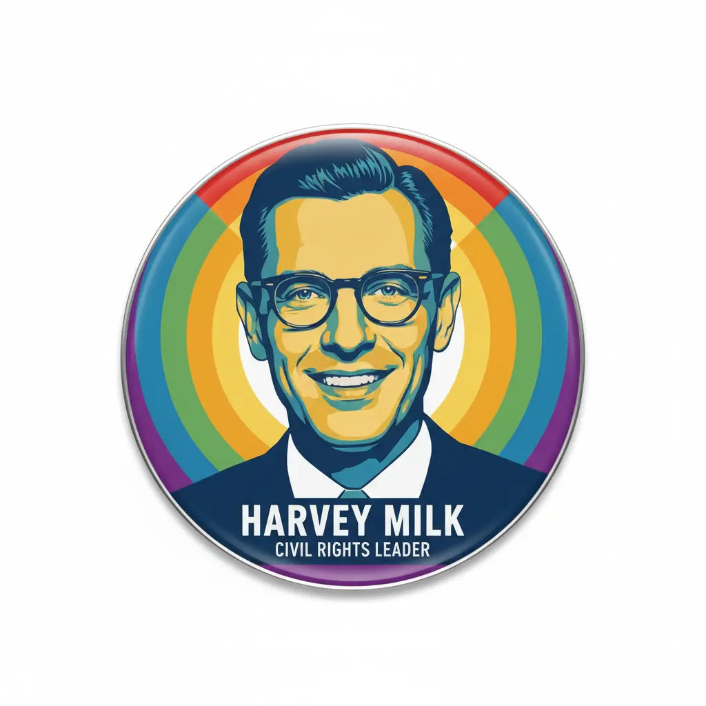 Harvey Milk Pinback Pinback 2.25-inch