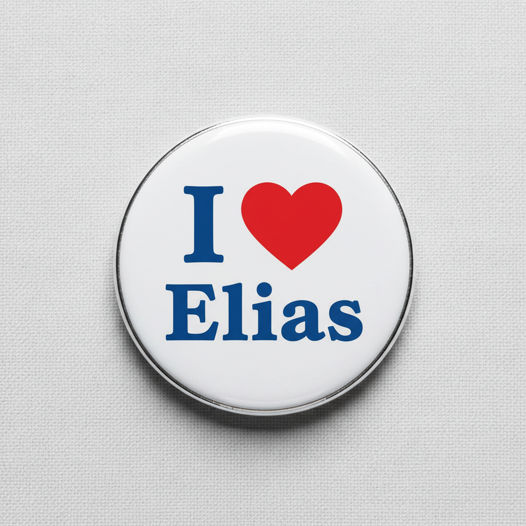 I Love Elias Pinback 2.25-inch