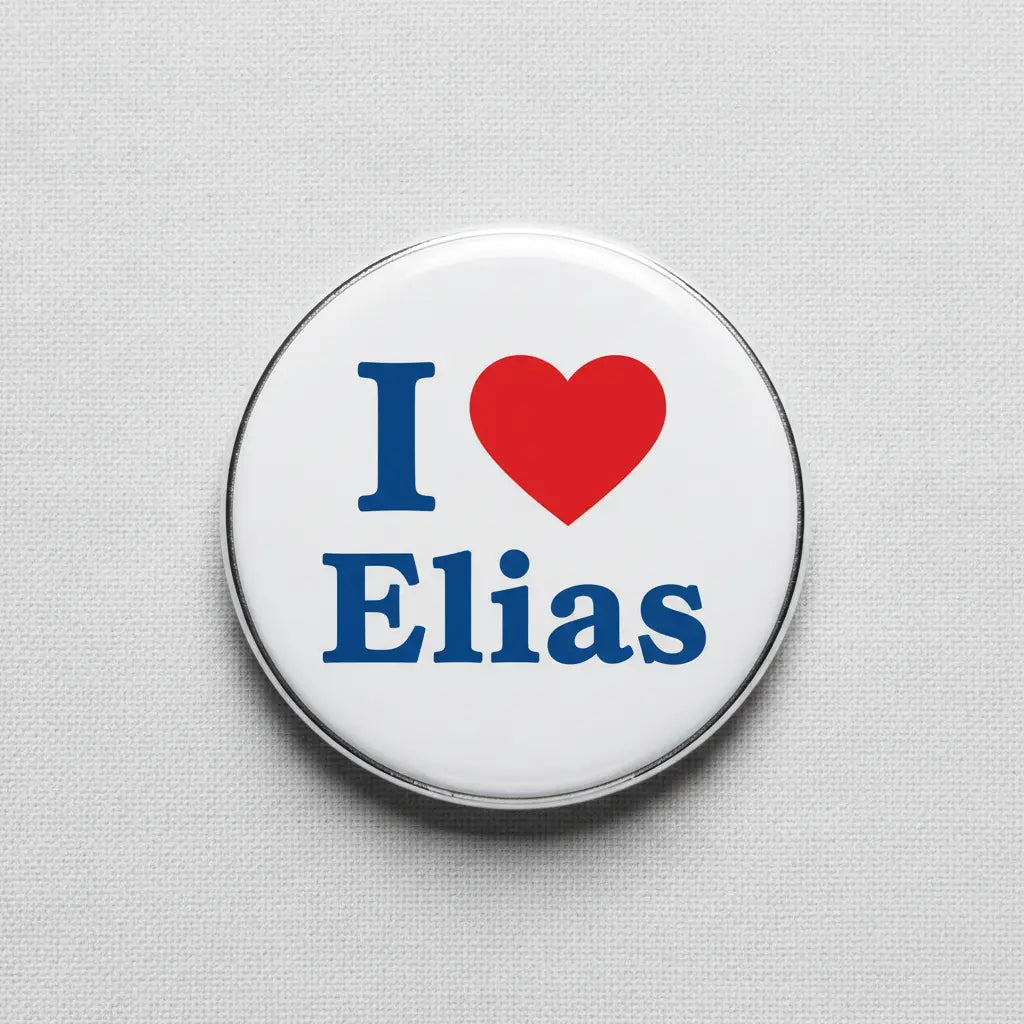 I Love Elias Pinback 2.25-inch