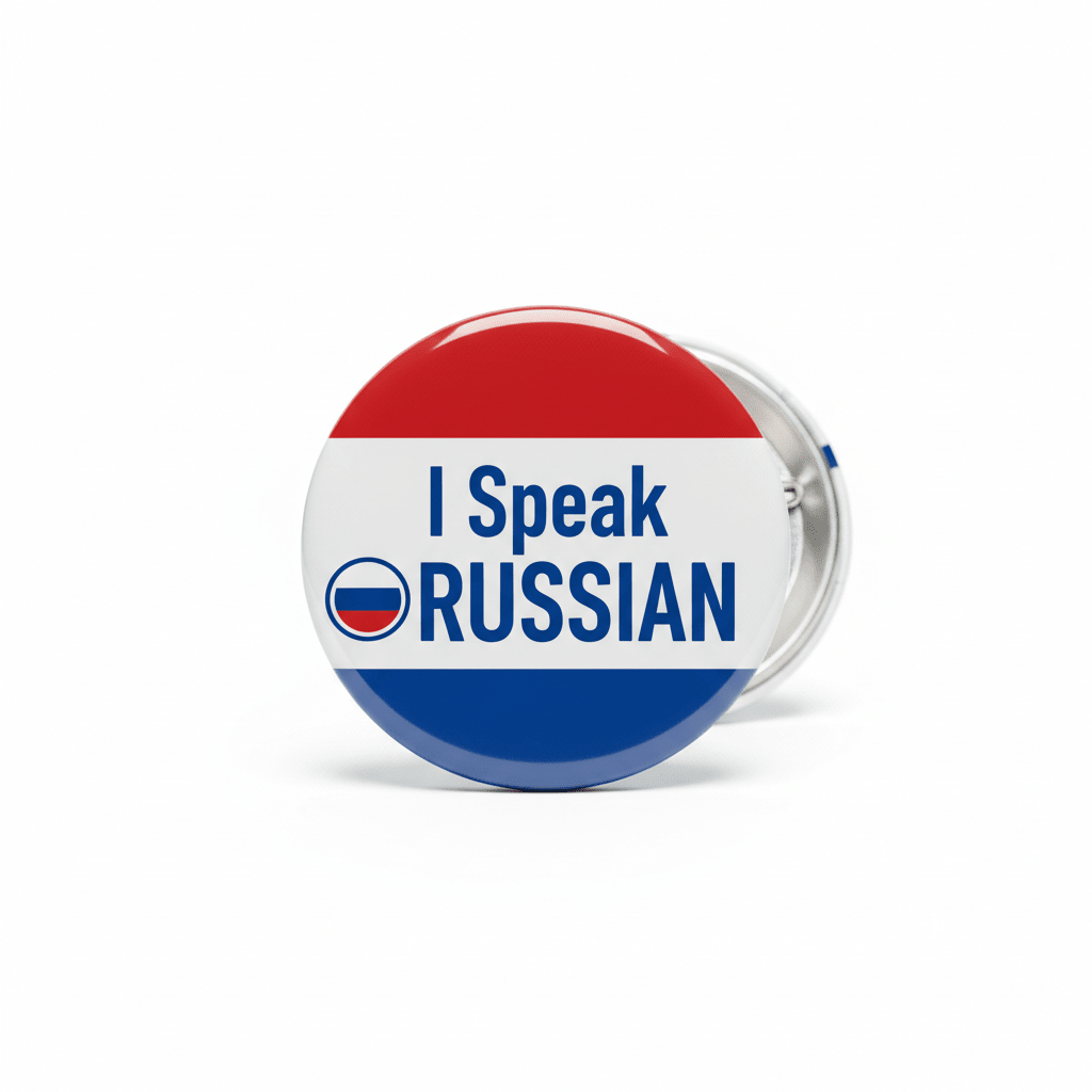 I Speak RUSSIAN Russia Magnet 2.25-inch - My Pinbacks