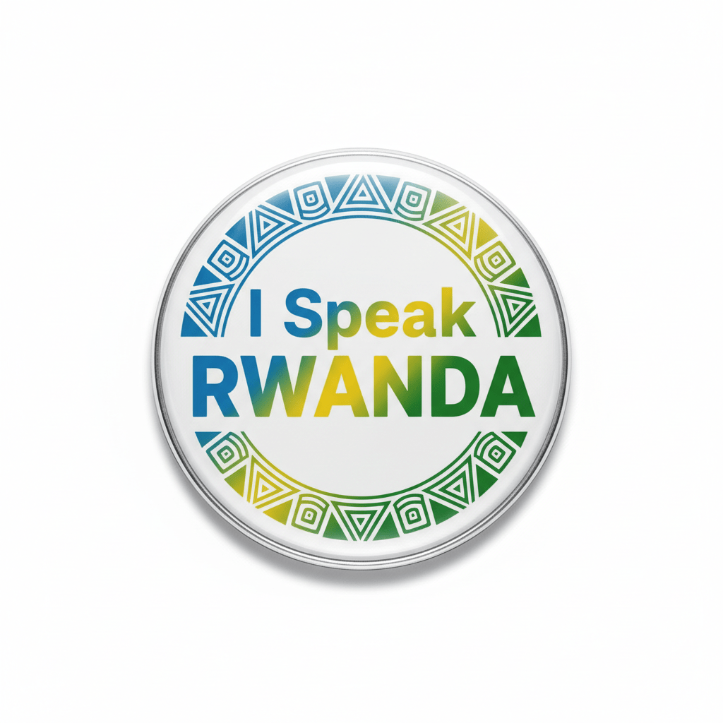 I Speak RWANDA Rwanda Magnet 2.25-inch - My Pinbacks