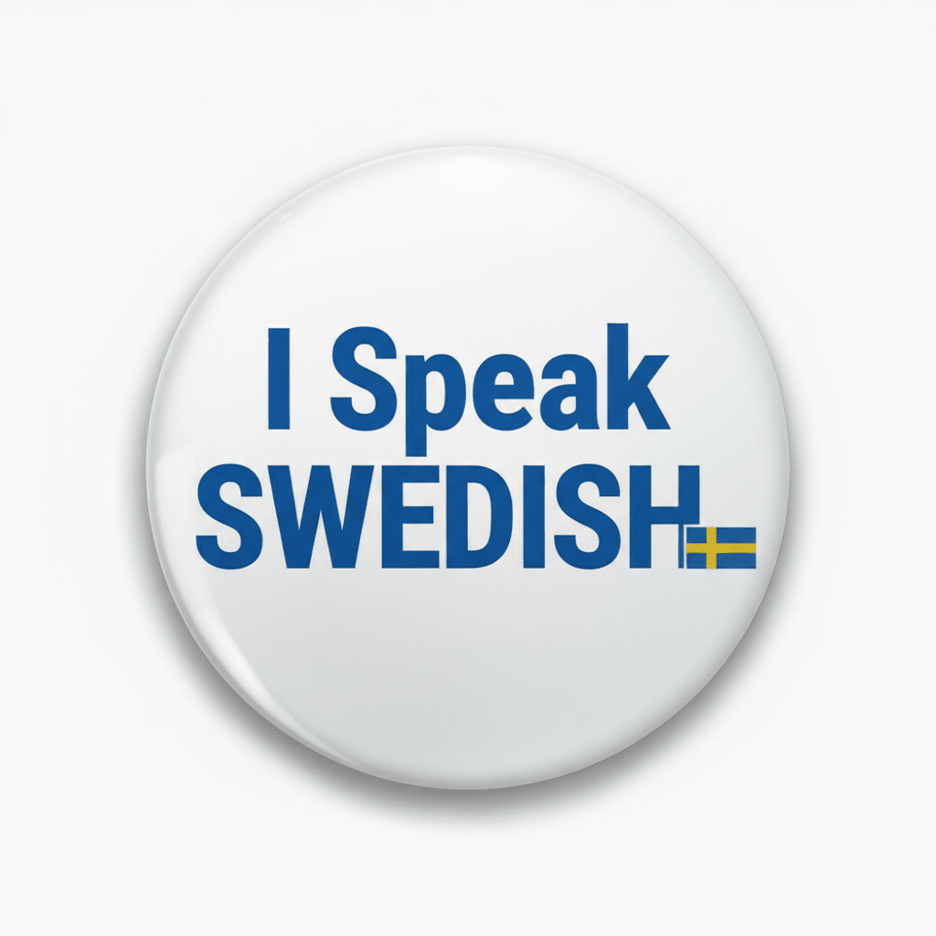 I Speak SWEDISH Sweden Magnet 2.25-inch - My Pinbacks
