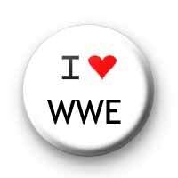 I Love WWE Pinback 1.25"