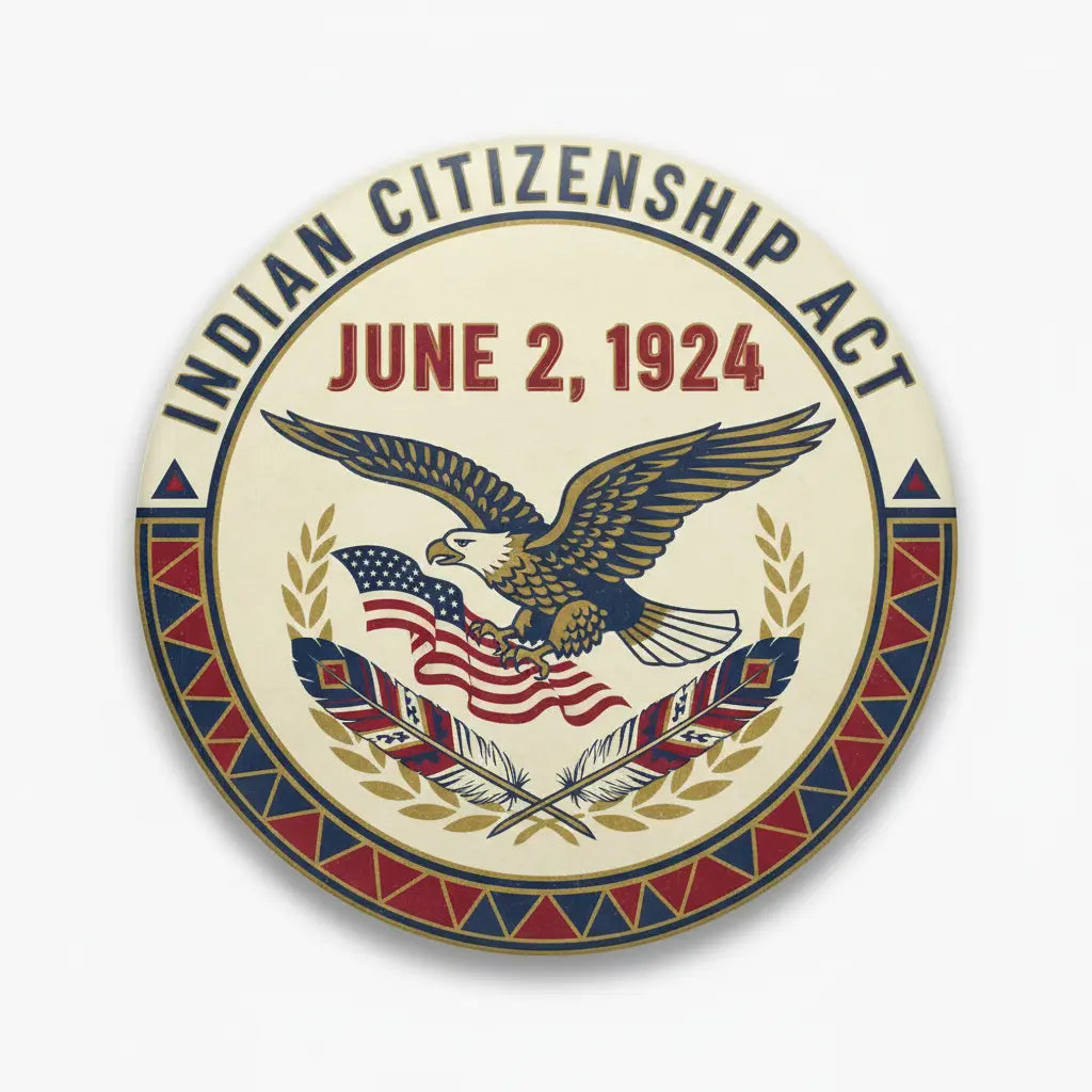 Indian Citizenship Act of 1924 (June 2) 2.25-inch