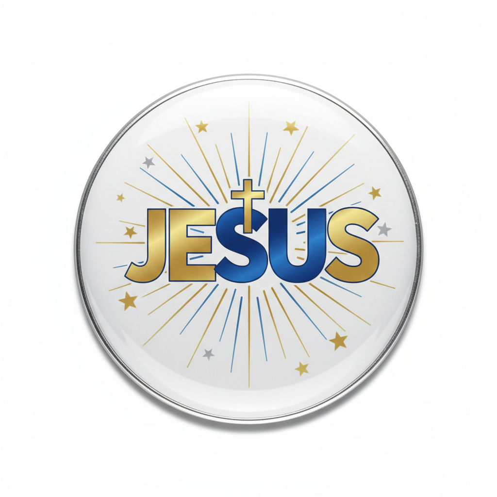 JESUS PINBACK Pinback 2.25-inch