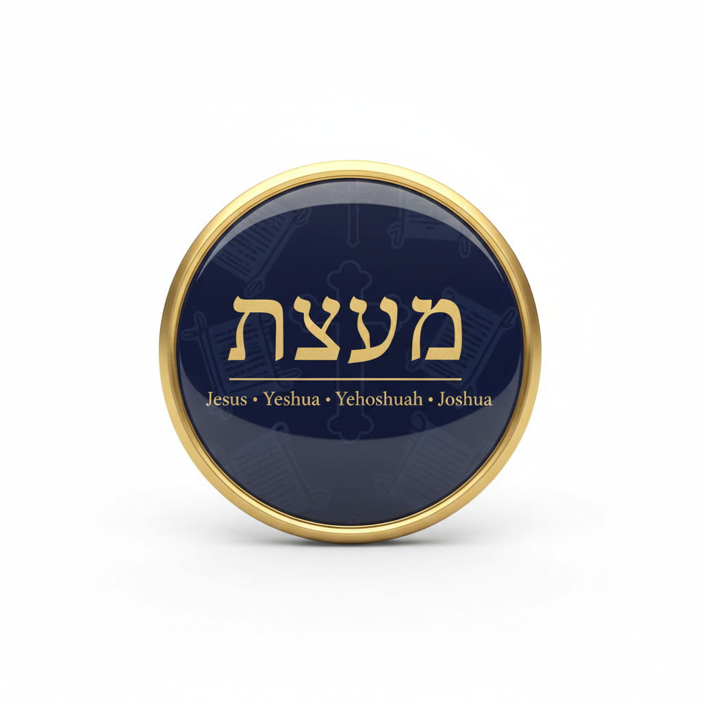 Jesus Yeshua oshua Hebrew Pinback 2.25-inch