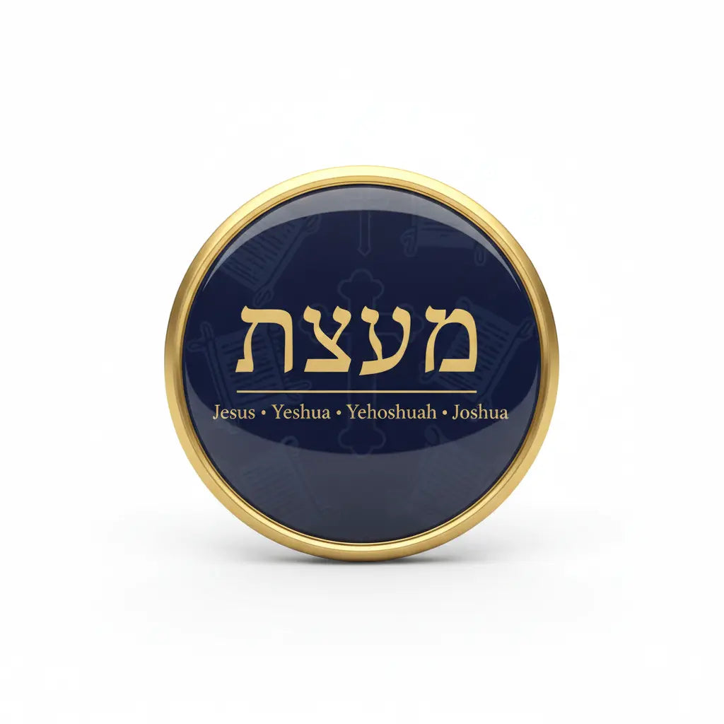 Jesus Yeshua oshua Hebrew Pinback 2.25-inch