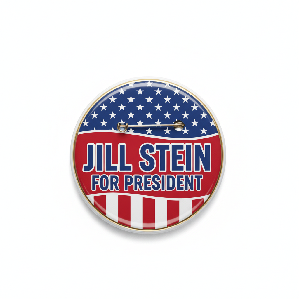 Jill STEIN FOR PRESIDENT Pinback 2.25-inch