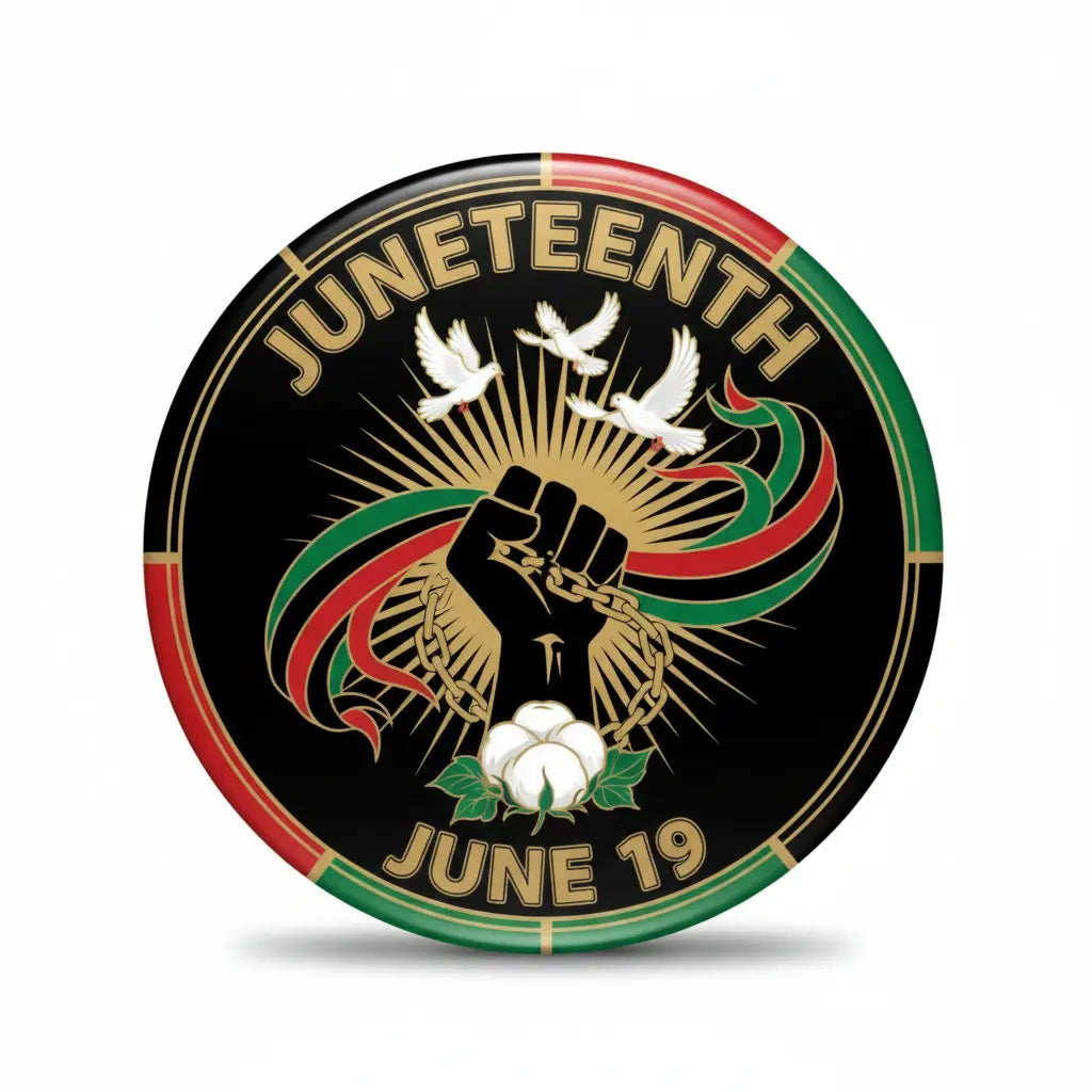 Juneteenth (June 19) Pinback 2.25-inch